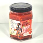 Afrikaansechilpeper pasta of Afrikaanse hot sambal pili pili 190 ML kwaliteit